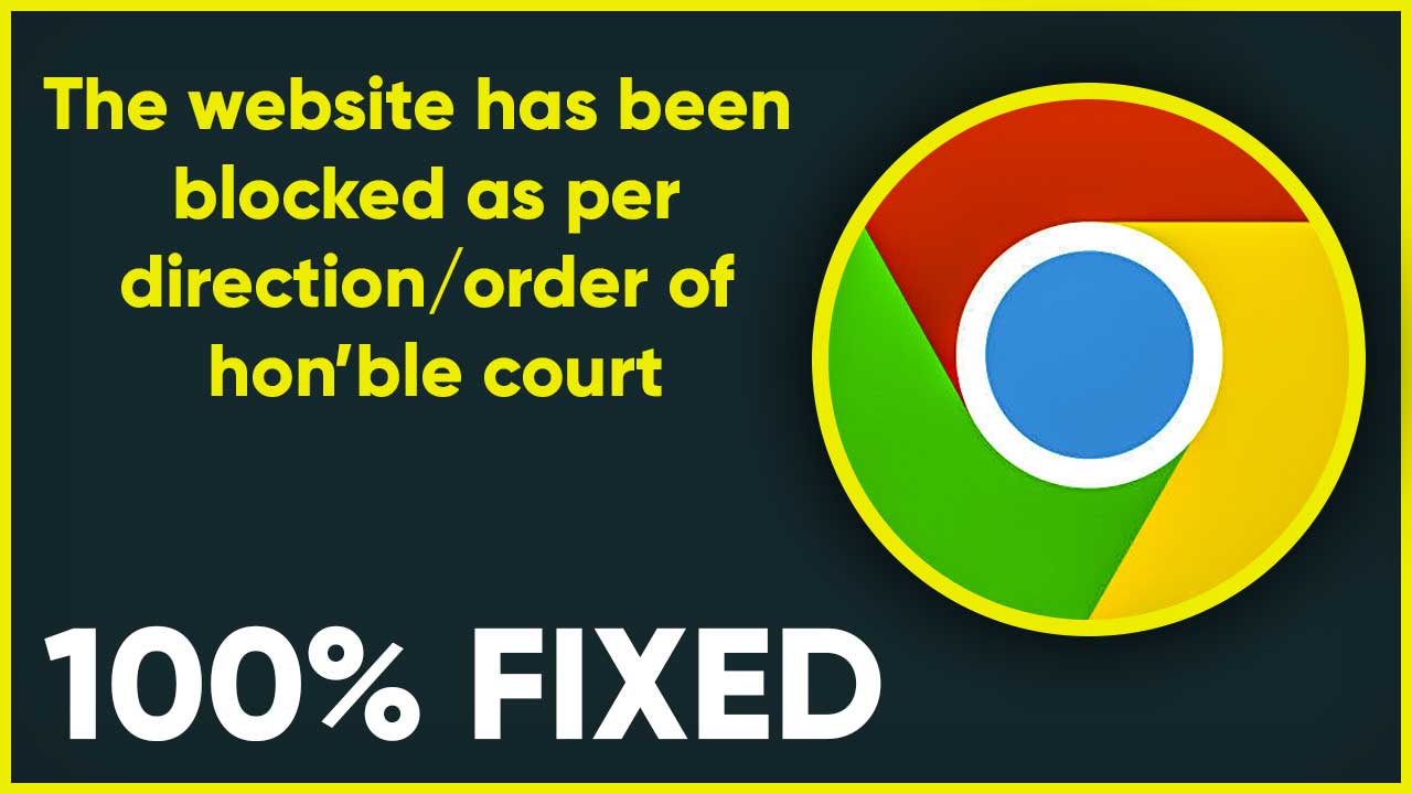 The website has been blocked as per direction/order of hon’ble court